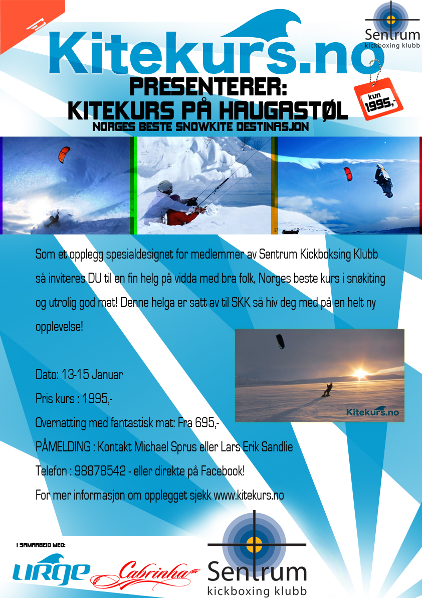 Tur på Hardangervida  med Kitekurs for Sentrum Kicboxing